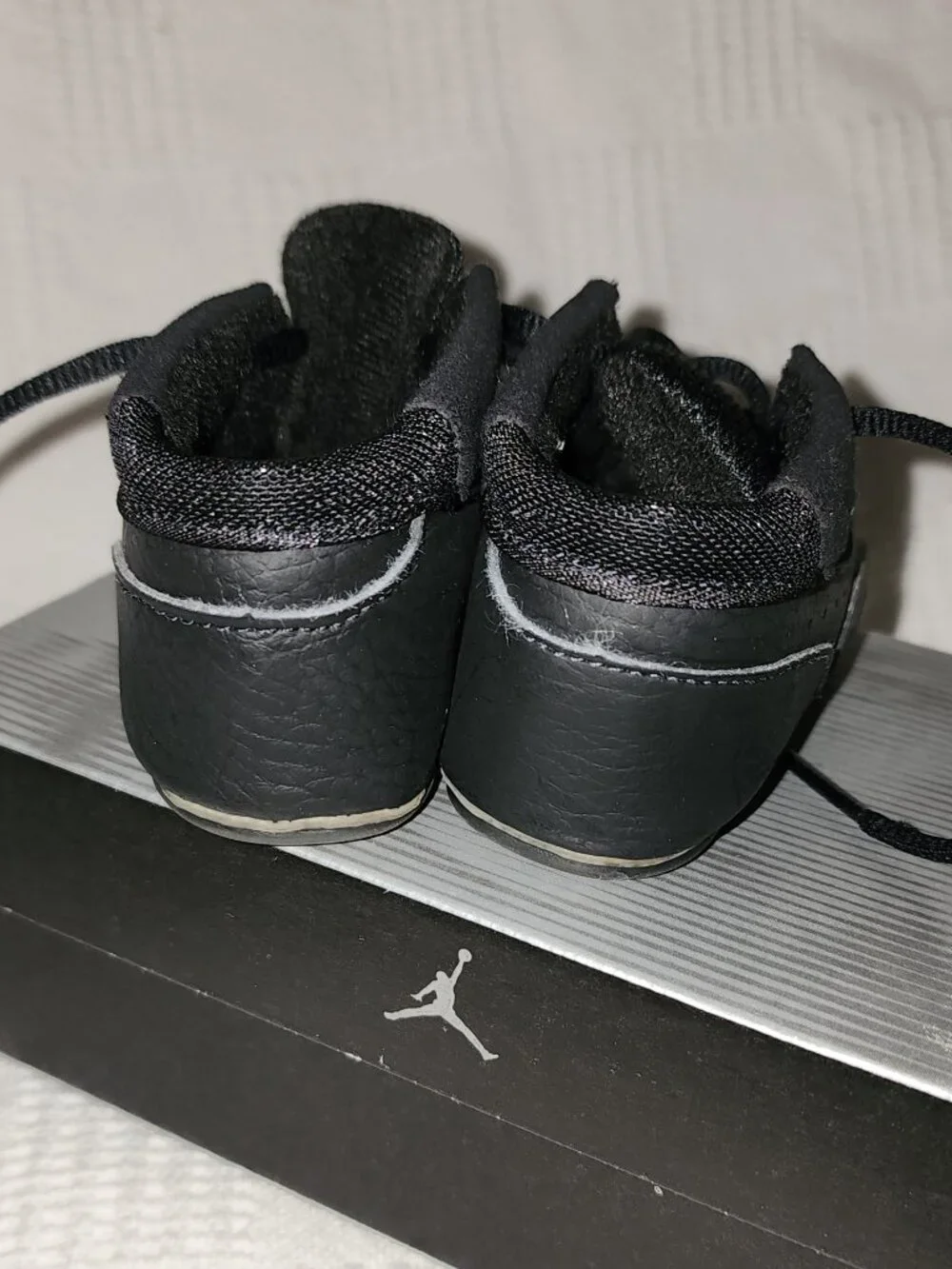 🏀 Vintage Jordan's 🏀 3c Nike Jordan's low black, baby's first Jordans Like New